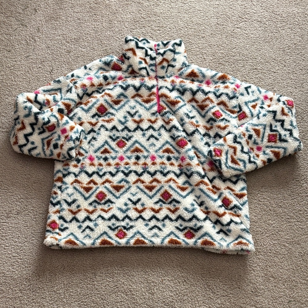 Eddie Bauer Sherpa Quarter Zip Womens size XXL